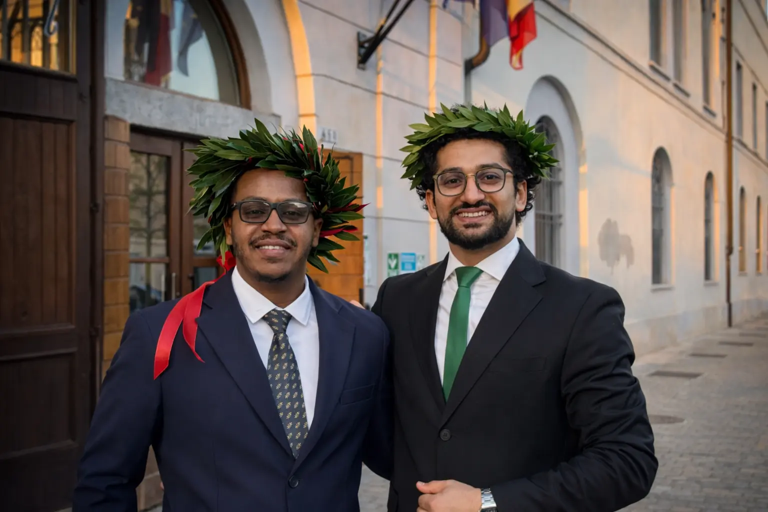 Shayan Jalali at graduation 2